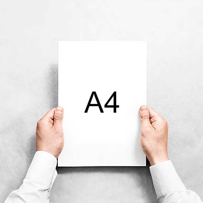 Пример размера А4